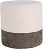 Puf Home Styling Collection, 35 x 35 x 34 cm, kreemjas/pruun