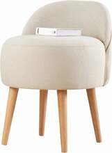 Puf Hanah Home Corvile, 48 x 42 x 47 cm, kreemjas