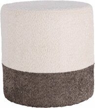 Puf Home Styling Collection, 35 x 35 x 34 cm, kreemjas/pruun