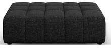 Tumba Micadoni Home Jennifer Chenille, must, 102 x 80 x 40 cm