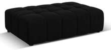 Tumba Micadoni Home Jennifer Velvet, 102 x 80 x 40 cm, must