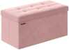 Panipaigaga pink Songmics, 76 x 38 x 38 cm, pastellroosa, kandevõime kuni 300 kg
