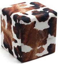 Tumba Hanah Home Milky, 40 x 40 x 40 cm, pruun/valge