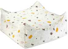 Kvadrantne tumbatool Wigiwama Terrazzo, Marble, valge, boucle/šenillkangas