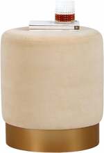 Tumba Hanah Home Memfis, 40 x 40 x 45 cm, kreemjas