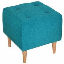 Puf Ottomaan Hanah Home Tomp, 43 x 43 x 43 cm, türkiis