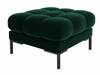 Tumba Micadoni Home Mamaia Velvet, 60 x 60 x 41 cm, roheline/must