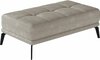 Puf Ottomann Eltap Torrense Paros 02, 75 x 140 x 45 cm, helepruun