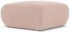 Puf Ottomani Micadoni Home Molino, 75 x 75 x 36 cm, roosa
