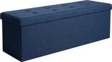 Kokkupandav tumbaga puf Songmics LSF77IN, 110 x 38 x 38 cm, tumesinine