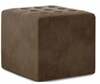 Puf Nolla Eltap Monolith 09, 40 x 40 x 41 cm, helepruun
