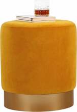 Tumba Hanah Home Memfis, 40 x 40 x 45 cm, kollane, Mustard