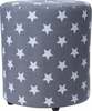 Puf Home Styling Collection STARS, 30 x 30 x 32 cm, hall, tärnidega