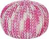 Puf Beliani Conrad, 50 x 50 x 35 cm, valge/roosa