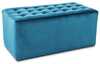 Tumba Signal Meble Lori 2 Velvet, sinine