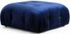 Tumba Hanah Home Bubble Velvet, sinine, 95 x 95 x 45 cm