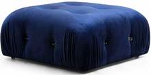 Tumba Hanah Home Bubble Velvet, sinine, 95 x 95 x 45 cm