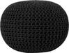 Puf Beliani Conrad, 50 x 50 x 35 cm, must
