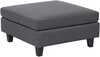 Puf Beliani Unstad, 76 x 76 x 39 cm, tumehall