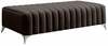 Puf Laurence Nube 22, 64 x 132 x 36 cm, tumepruun