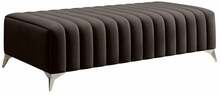 Puf Laurence Nube 22, 64 x 132 x 36 cm, tumepruun