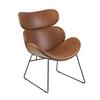 Tugitool Actona Cazar, 78.5 x 69 x 90.5 cm, pruun/must
