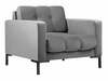 Tugitool Micadoni Home Mamaia Velvet, 87 x 92 x 78 cm, must/hall