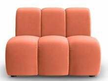 Mooduldiivan Micadoni Home Lupine Velvet, 90 x 87 x 70 cm, korall