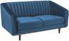 Diivan Signal Meble Asprey 2, 150 x 60 x 78 cm, sinine
