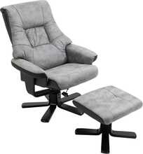 Lamamistool HOMCOM, 78 x 82,5 x 109 cm, hall mikrokiud