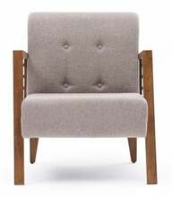 Tugitool Hanah Home Kemer, 83 x 69 x 80 cm, kreem/puit