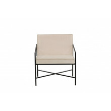 Tugitool Venture Home Rakel, 65 x 78 x 66 cm, must/beež samet