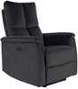 Tugitool Signal Meble Neptun, 76 x 94 x 96 cm, must