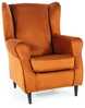 Elutoa tugitool Signal Meble Baron Velvet, oranž