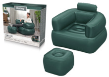 Täispuhutav tugitool Bestway Comfi Cube, 107 x 99 cm, roheline