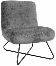 Tugitool Home4you Farica, 74 x 65 x 84 cm, tumehall