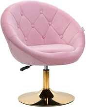 Pöörlev tugitool Activshop 4Rico QS-BL12B, roosa samet, Velvet Pink