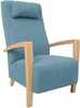 Tugitool Home4you Venla, 65.5 x 65 x 104 cm, helesinine