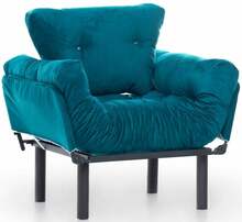 Tugitool Kalune Design Nitta Single, 70 x 95 x 85 cm, roheline