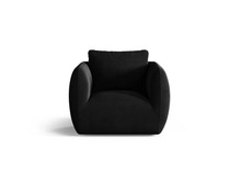 Tugitool Micadoni Iga, 95.5 x 87 x 80 cm, 1 koht, must