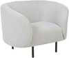 Tugitool Beliani Loen, 70 x 105 x 79 cm, must/valge