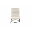 Tugitool Venture Home Laconia, 88 x 88 x 65 cm, must/valge Boucle