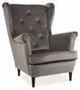 Tugitool Signal Meble Lady Velvet, 75 x 85 x 101 cm, hall