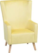 Tugitool Beliani Oneida, 60 x 74 x 108 cm, kollane