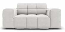 Tugitool Micadoni Home Jennifer Velvet, 124 x 102 x 70 cm, hõbedane