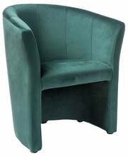 Tugitool Signal Meble TM-1 Velvet, 67 x 47 x 76 cm, roheline