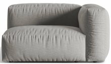 Mooduldiivani osa Micadoni Martina Structured, 121 x 106 x 75 cm, parem, helehall
