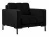 Tugitool Micadoni Home Mamaia Velvet, 87 x 92 x 78 cm, must