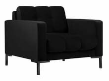 Tugitool Micadoni Home Mamaia Velvet, 87 x 92 x 78 cm, must