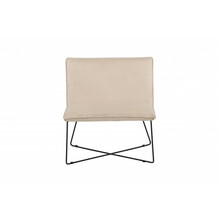 Tugitool Venture Home X-lounge, 72 x 82.5 x 61.5 cm, beež velvet